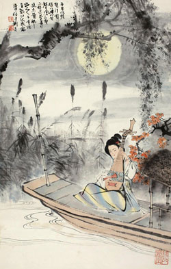 今夜闻君琵琶语如听仙乐耳暂明中秋前夕听吴玉霞演奏春江花月夜